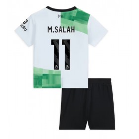 Baby Fußballbekleidung Liverpool Mohamed Salah #11 Auswärtstrikot 2023-24 Kurzarm (+ kurze hosen)